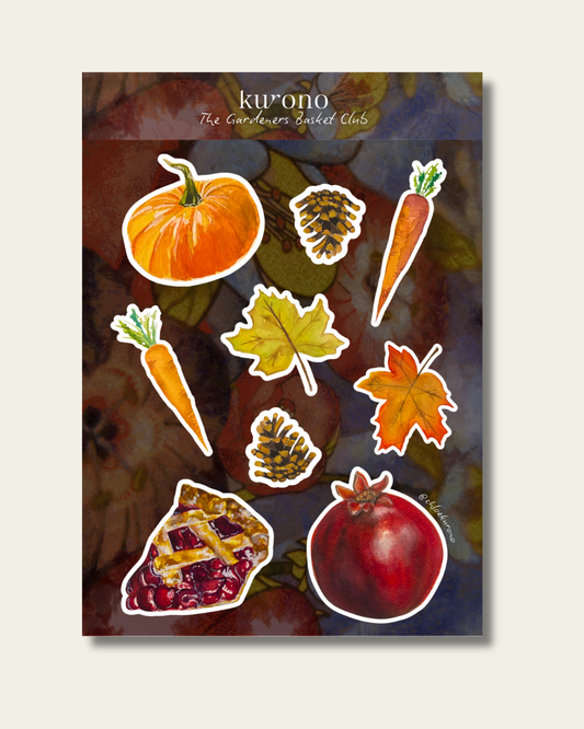 Autumn Harvest Sticker Sheet