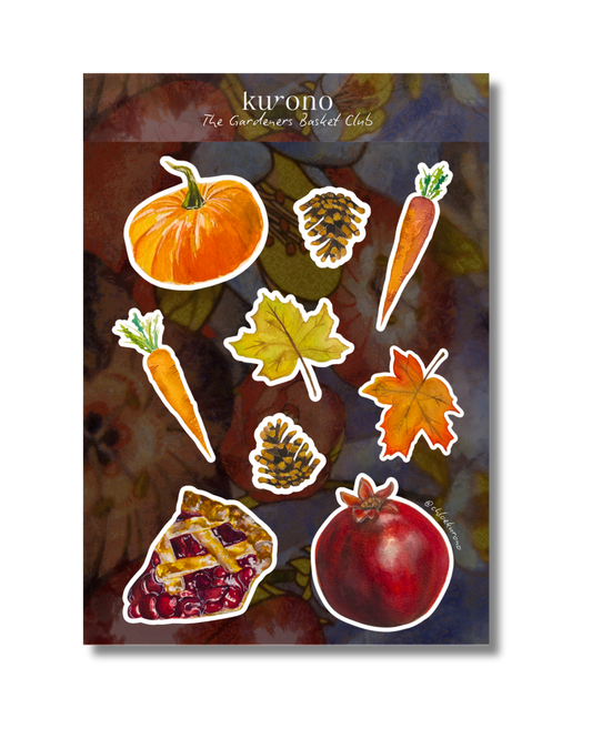 Autumn Harvest Sticker Sheet