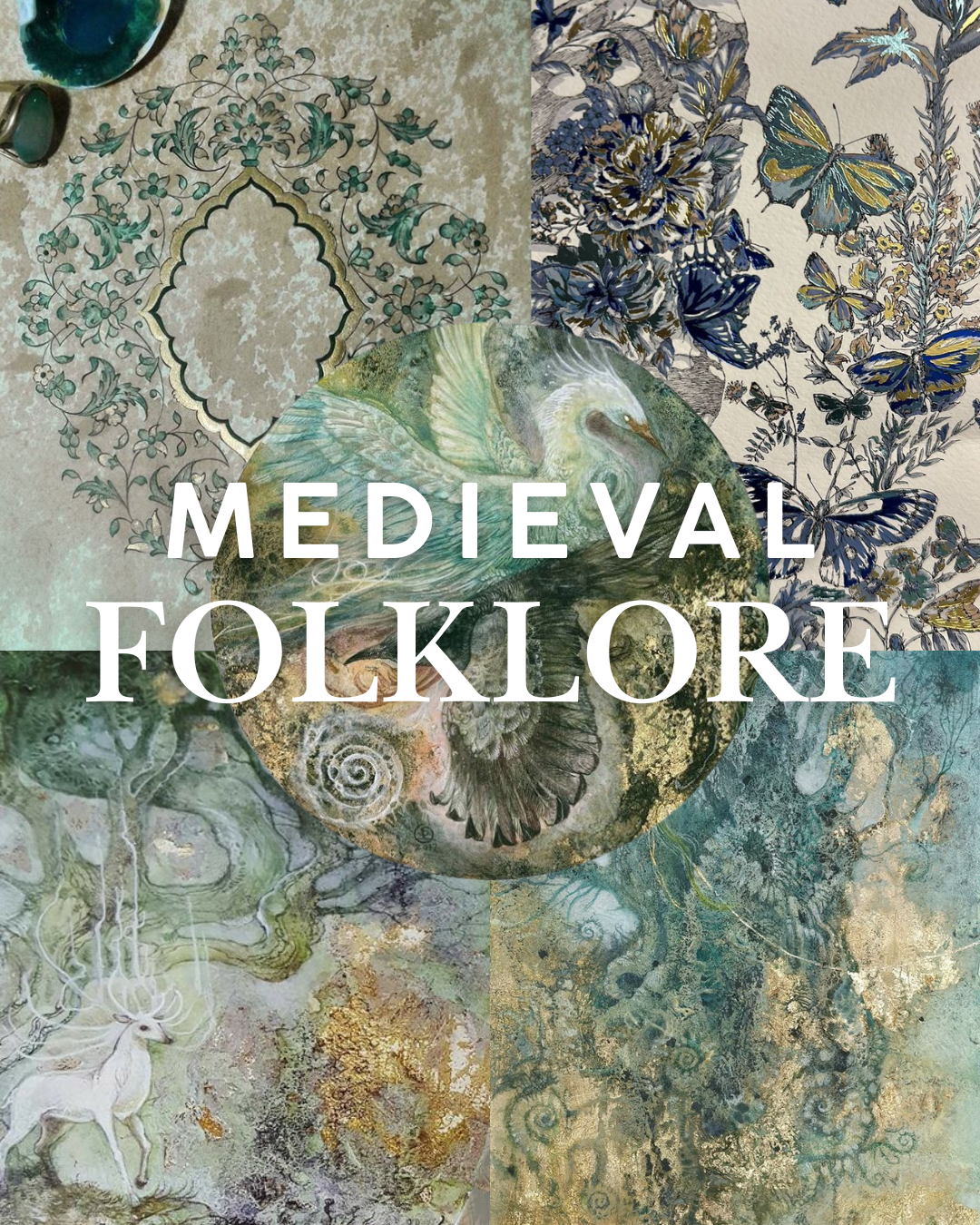 Medieval Folklore Mood-board