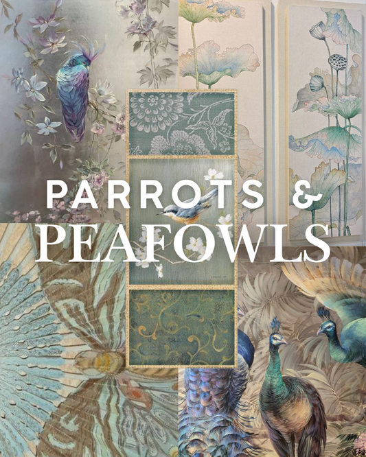 Parrots & Peafowls Mood-board